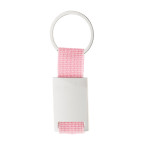 Poxil rose silver keyring 