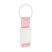 Poxil roze zilver sleutelhanger 