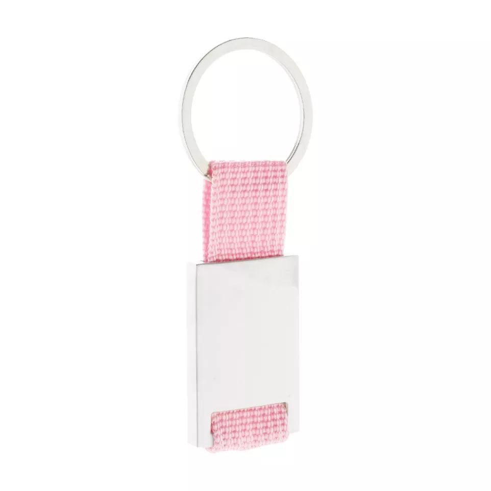 Poxil roze zilver sleutelhanger 