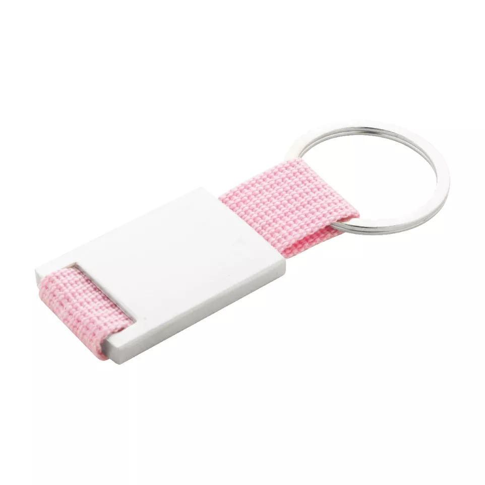 Poxil rose argenté porte-clés 