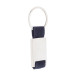 Poxil donker blauw zilver sleutelhanger 