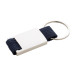 Poxil donker blauw zilver sleutelhanger 