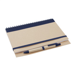 Platanus A5 bleu foncé naturelle bloc-notes 