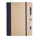 Platanus A5 bleu foncé naturelle bloc-notes 