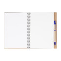 Platanus A5 bleu foncé naturelle bloc-notes 