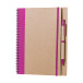 Platanus A5 pink natural notebook 