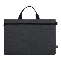 Slidox noir  porte-document en RPET 