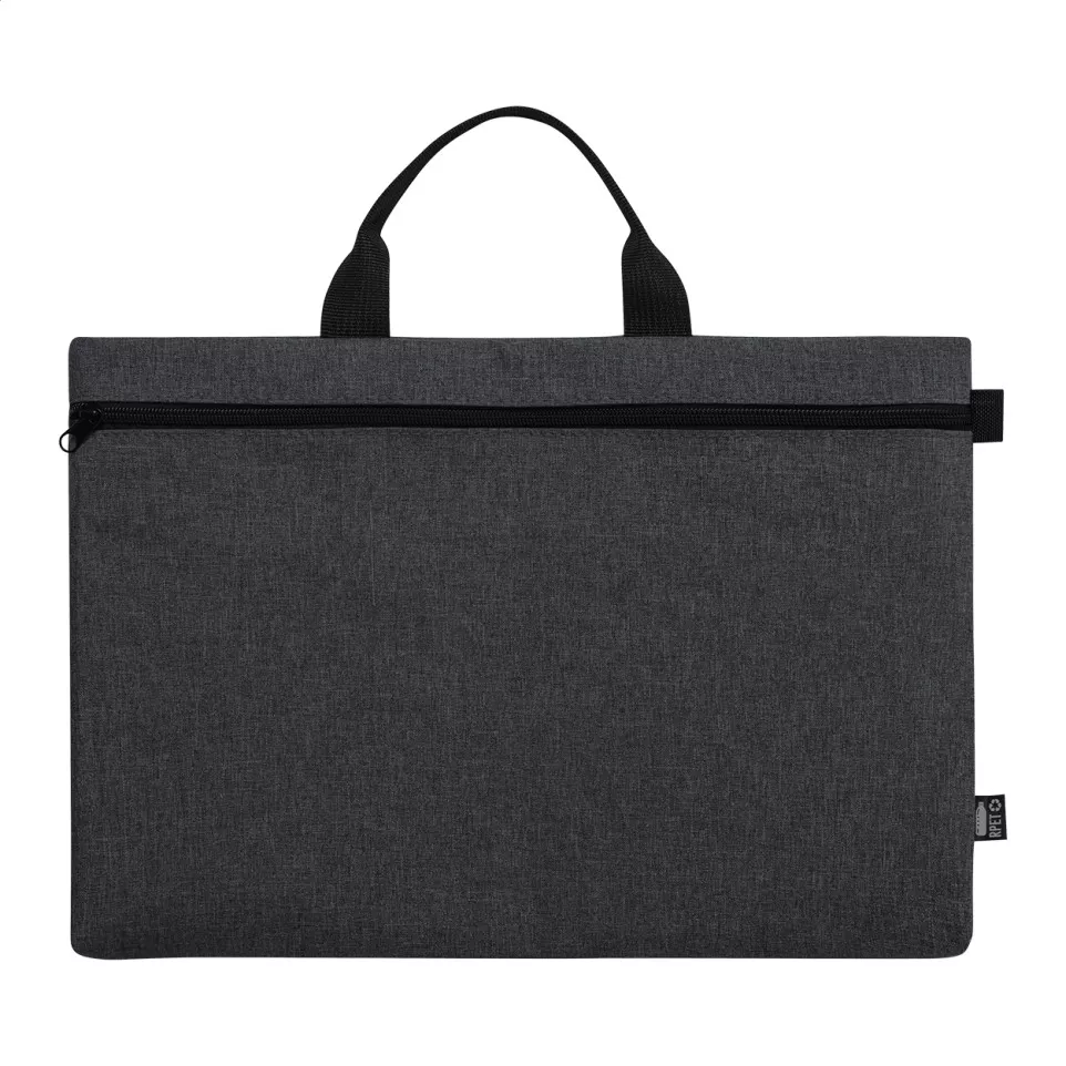 Slidox noir  porte-document en RPET 