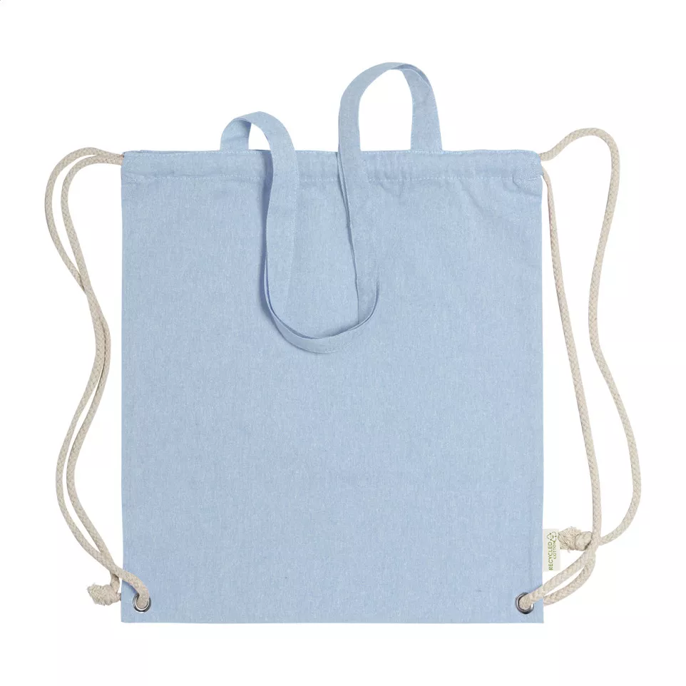 Holbery light blue  drawstring bag 