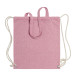 Holbery roze  trekkoord tas 