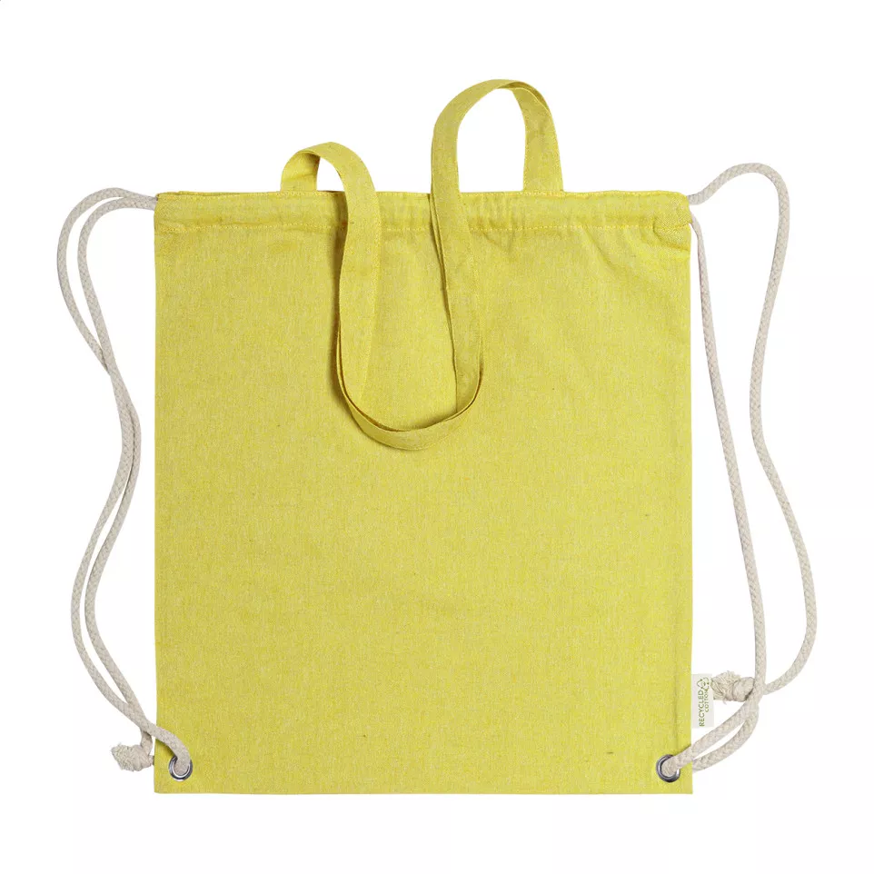 Holbery yellow  drawstring bag 
