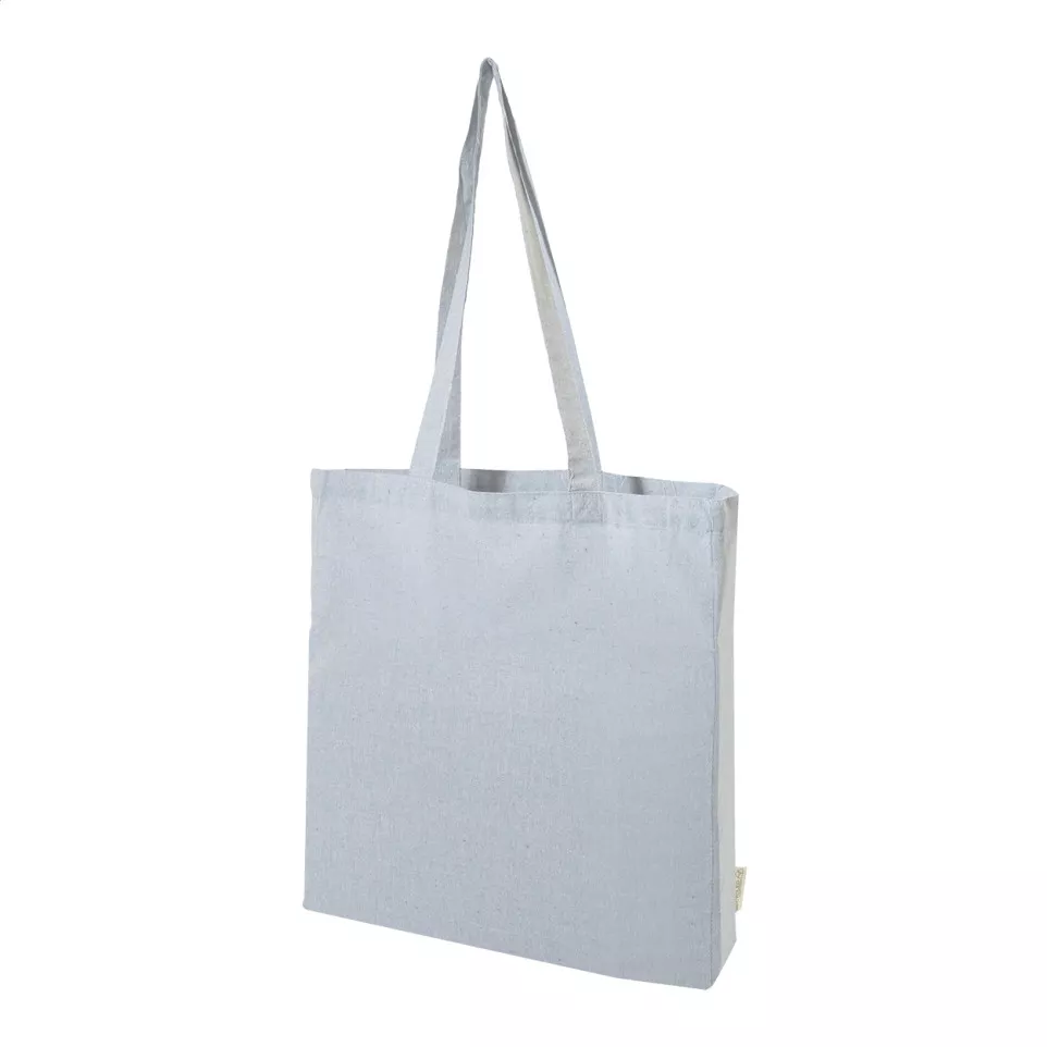 Recote bleu clair  tote bag en coton 