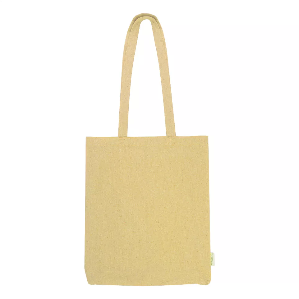 Recote jaune  tote bag en coton 