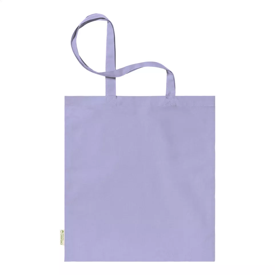 Borough purple  cotton shopping bag 