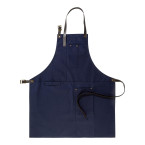 James dark blue  cotton apron 