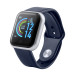 Wristo donker blauw  slim horloge 