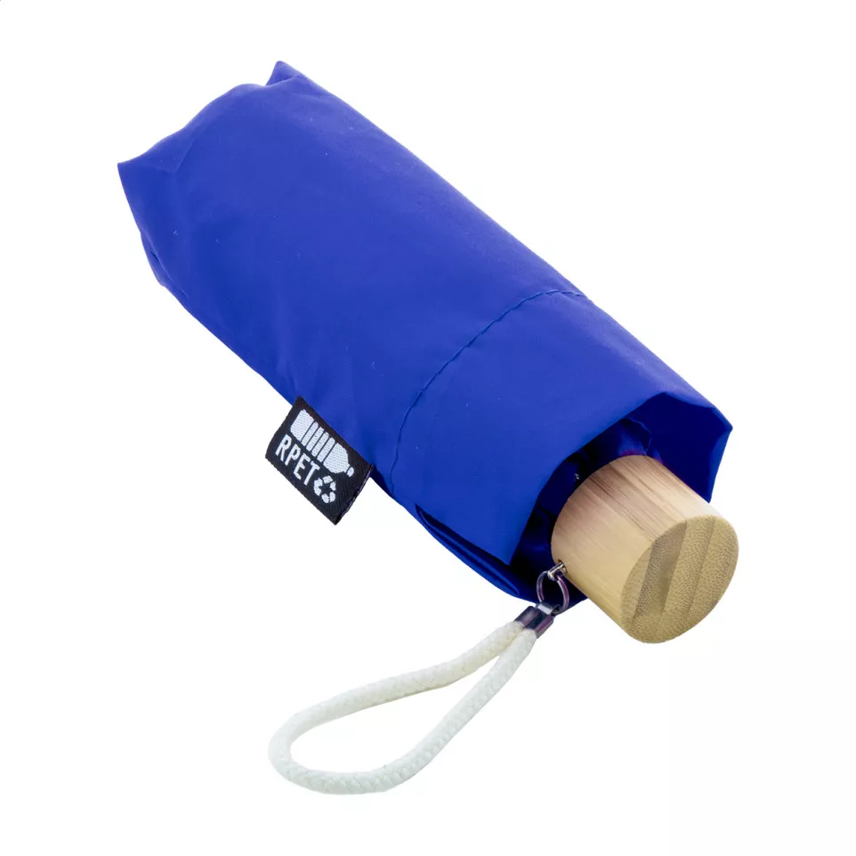 Miniboo bleu  Parapluie pliant en RPET 