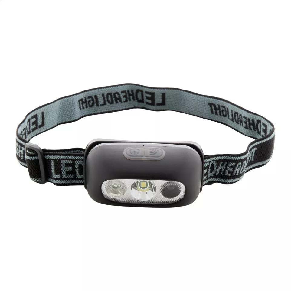 Rexplorer zwart  oplaadbare koplamp 