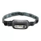 Rexplorer zwart  oplaadbare koplamp 