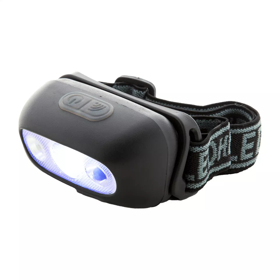 Rexplorer zwart  oplaadbare koplamp 