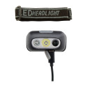 Rexplorer zwart  oplaadbare koplamp 