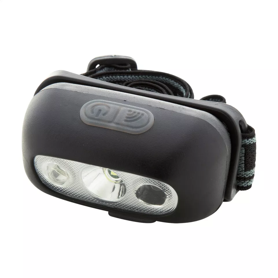 Rexplorer zwart  oplaadbare koplamp 
