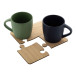 Zhuzzle naturelle  Sous-verre puzzle 