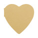 CreaStick Heart Eco naturelle  bloc-notes autocollant personnalisé 