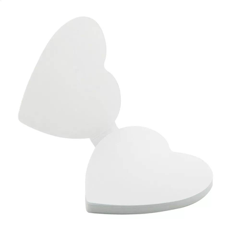CreaStick Heart blanc  bloc-notes...