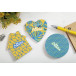 CreaStick Heart blanc  bloc-notes autocollant personnalisé 
