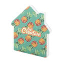 CreaStick House white  custom sticky notepad 