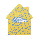 CreaStick House white  custom sticky notepad 