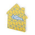 CreaStick House white  custom sticky notepad 