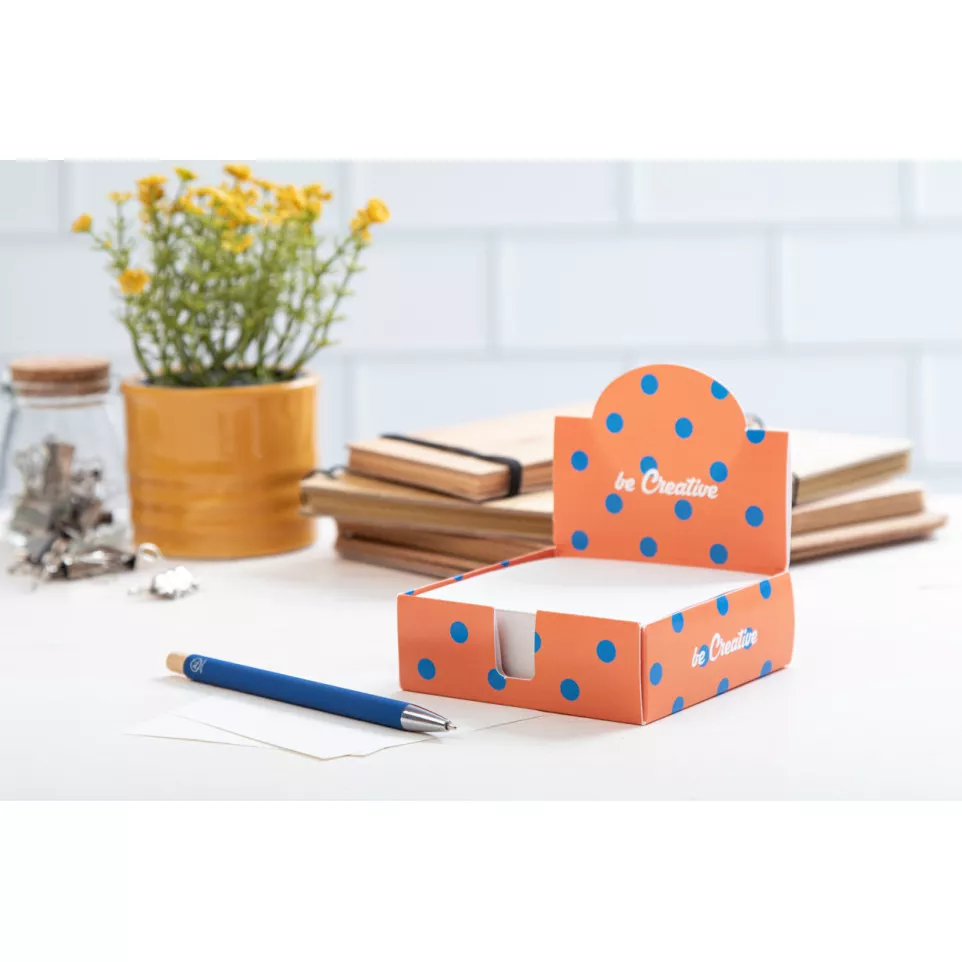 Jotty white  custom memo cube 
