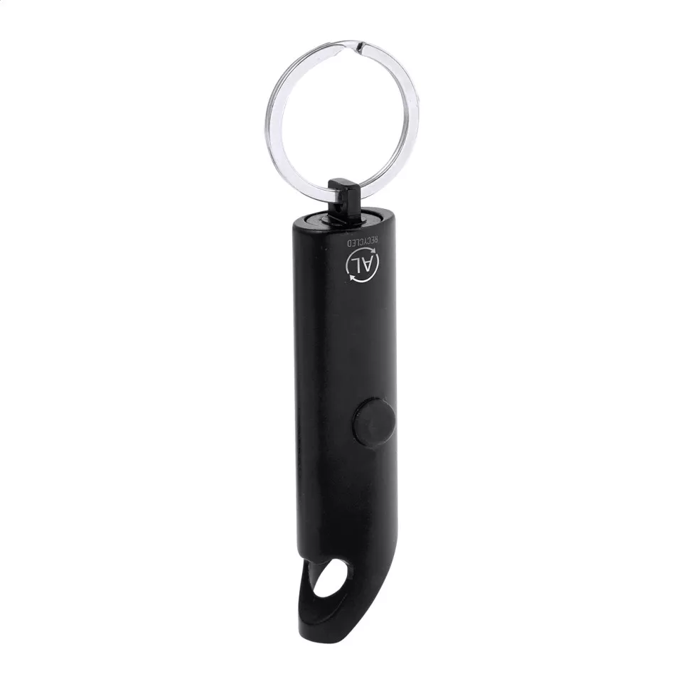 Rutto zwart  flesopener zaklamp 