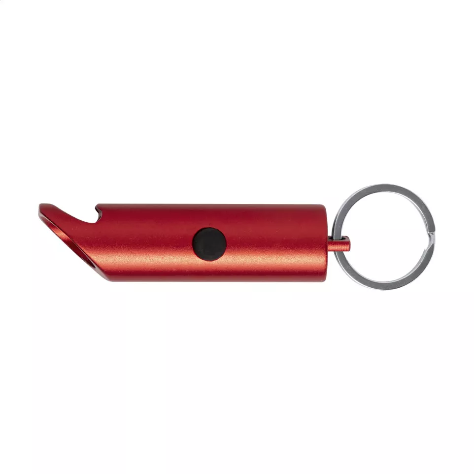 Rutto red  bottle opener flashlight 