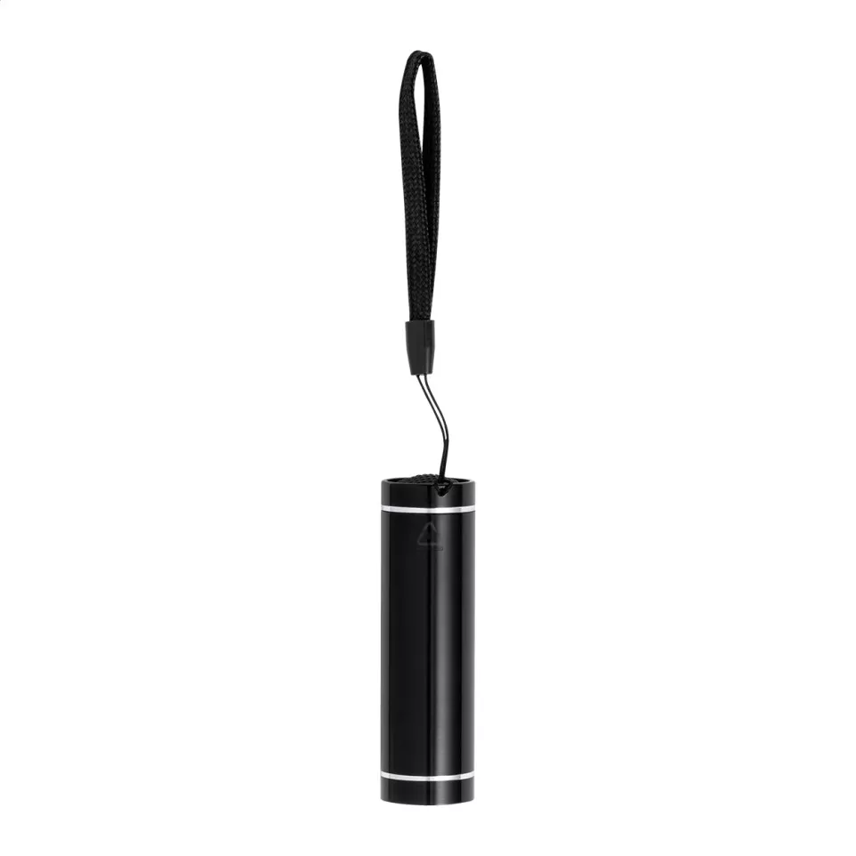 Alurex zwart  zaklamp 