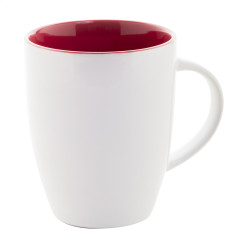 Maia red white mug 
