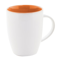 Maia orange blanc mug  