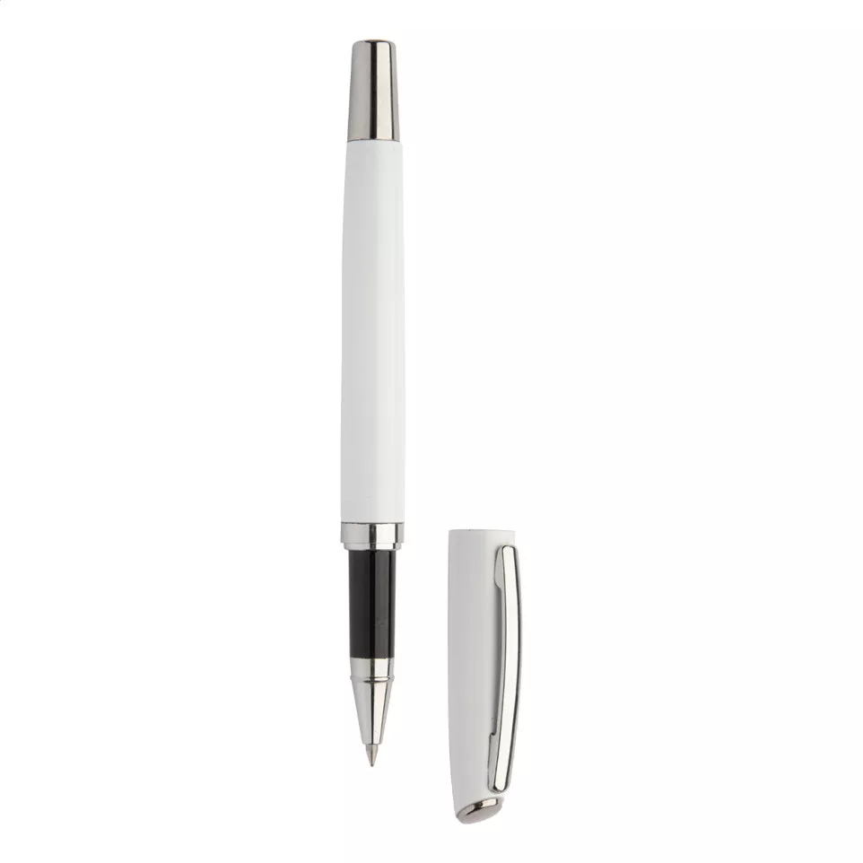 Redivi blanc  parure stylo métal 