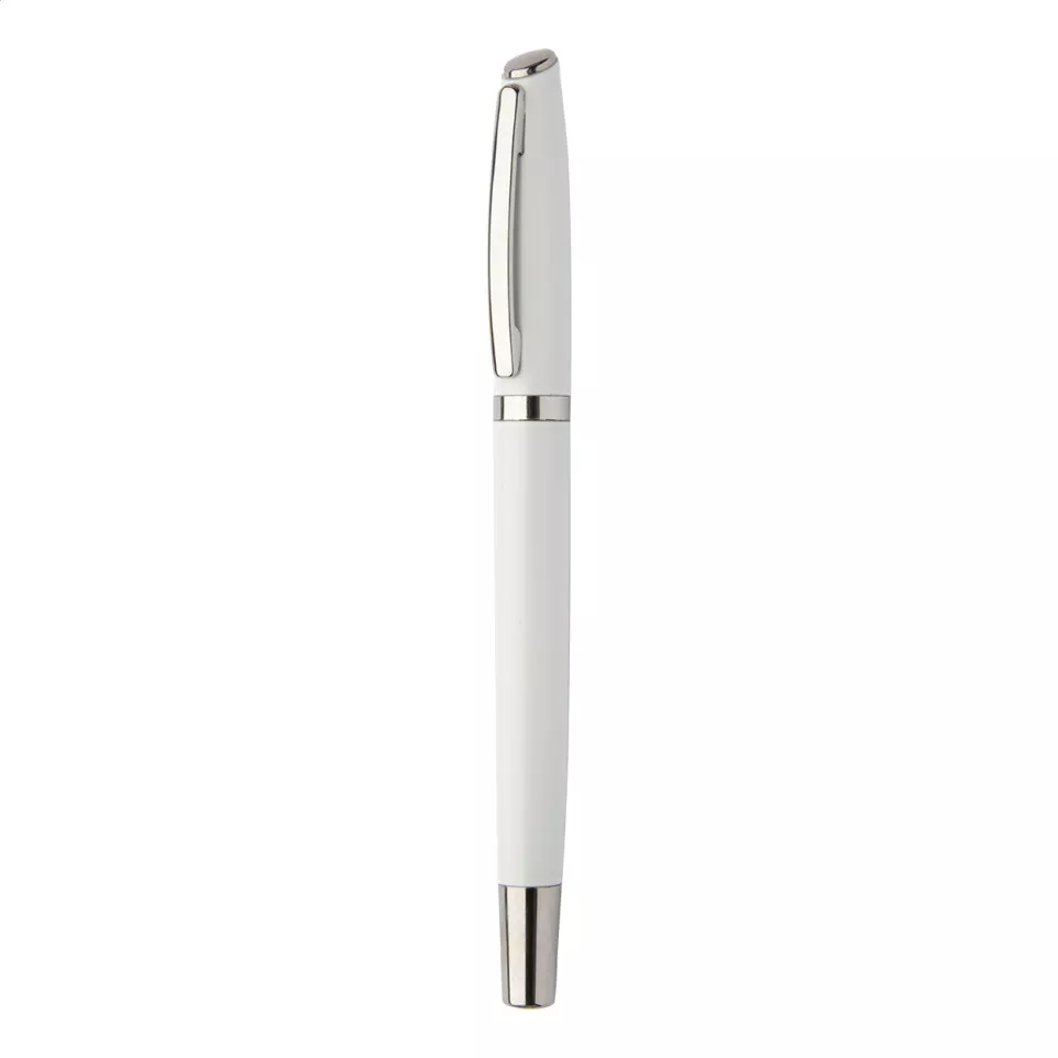Redivi blanc  parure stylo métal 