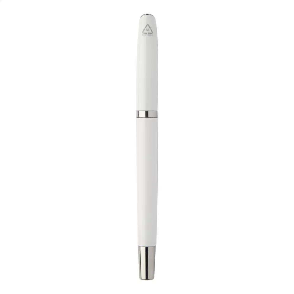 Redivi blanc  parure stylo métal 