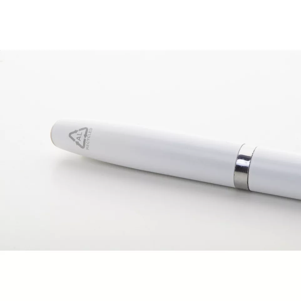 Redivi blanc  parure stylo métal 