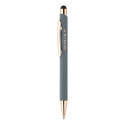 Auros grijs  touch balpen 