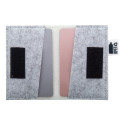 CreaFelt Card Plus white grey custom credit card holder 