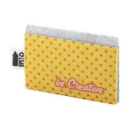 CreaFelt Card wit grijs custom made creditcardhouder 