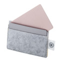 CreaFelt Card wit grijs custom made creditcardhouder 
