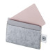 CreaFelt Card wit grijs custom made creditcardhouder 