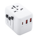 Jetsetter Plus white  travel adapter 