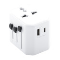 Jetsetter white  travel adapter 